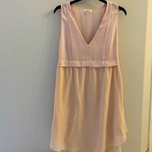 Wilfred Flowy Tank Dress V Neck Pink Size 6